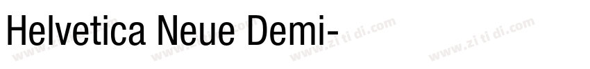 Helvetica Neue Demi字体转换 Helvetica Neue Demi字体转换